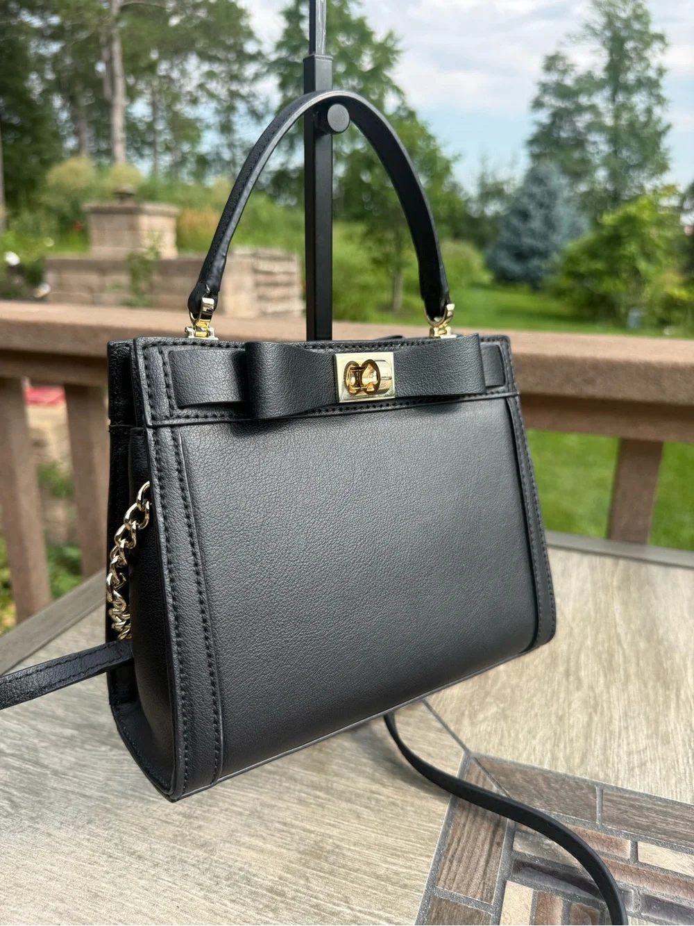 NWOT Kate Spade New York Mayfair Drive Mini Tullie satchel Crossbody Black bag